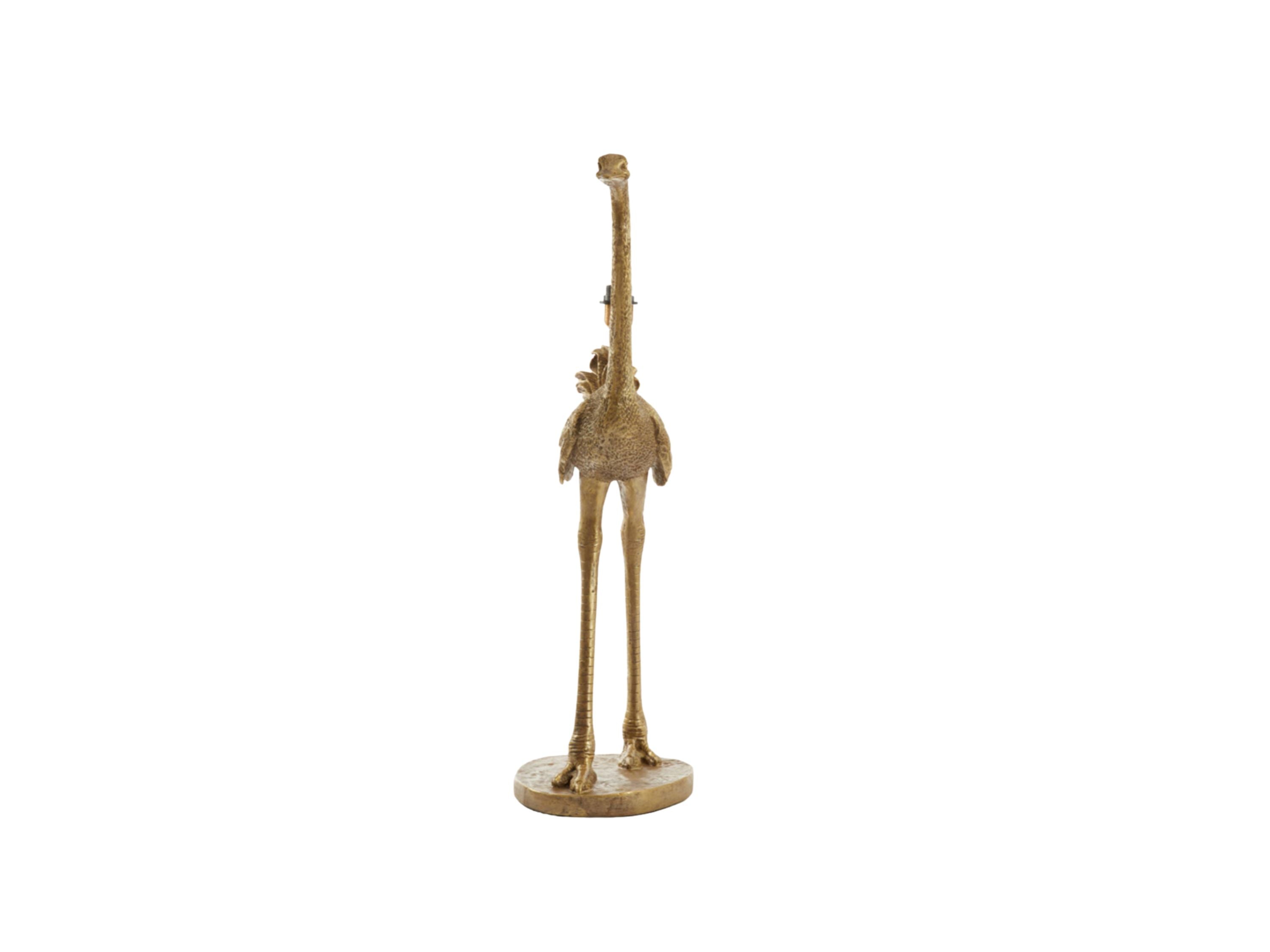 Lighting: Lamp Base OSTRICH Antique Bronze