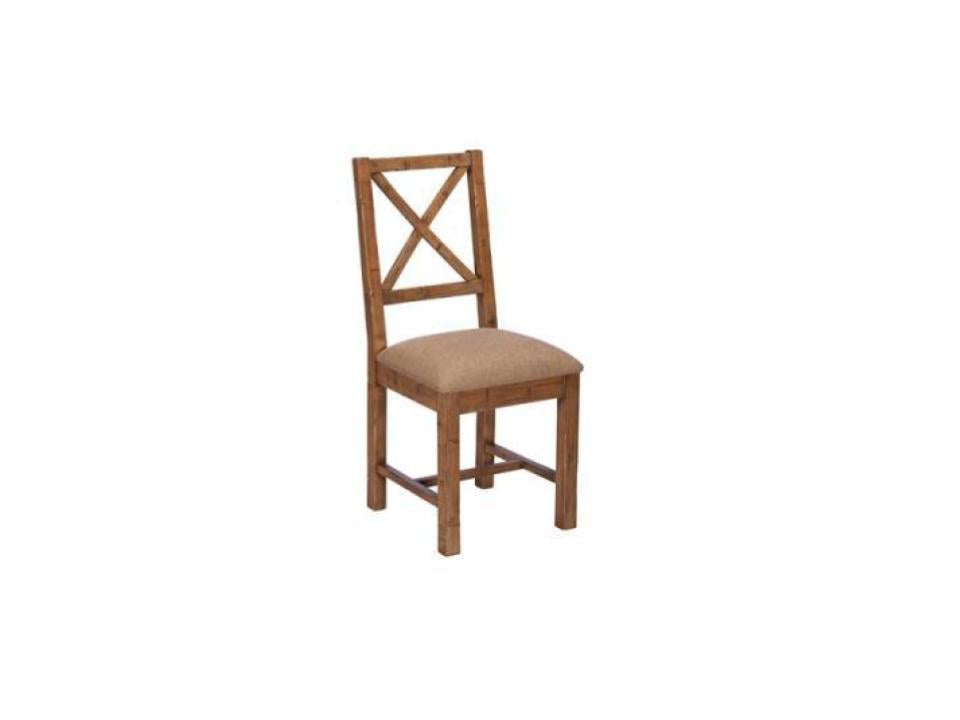 BRINSON Upholstered Cross Back Dining Chair