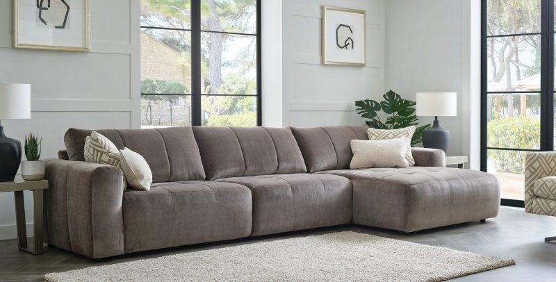 Ashwood Opus corner sofa in a bright living room