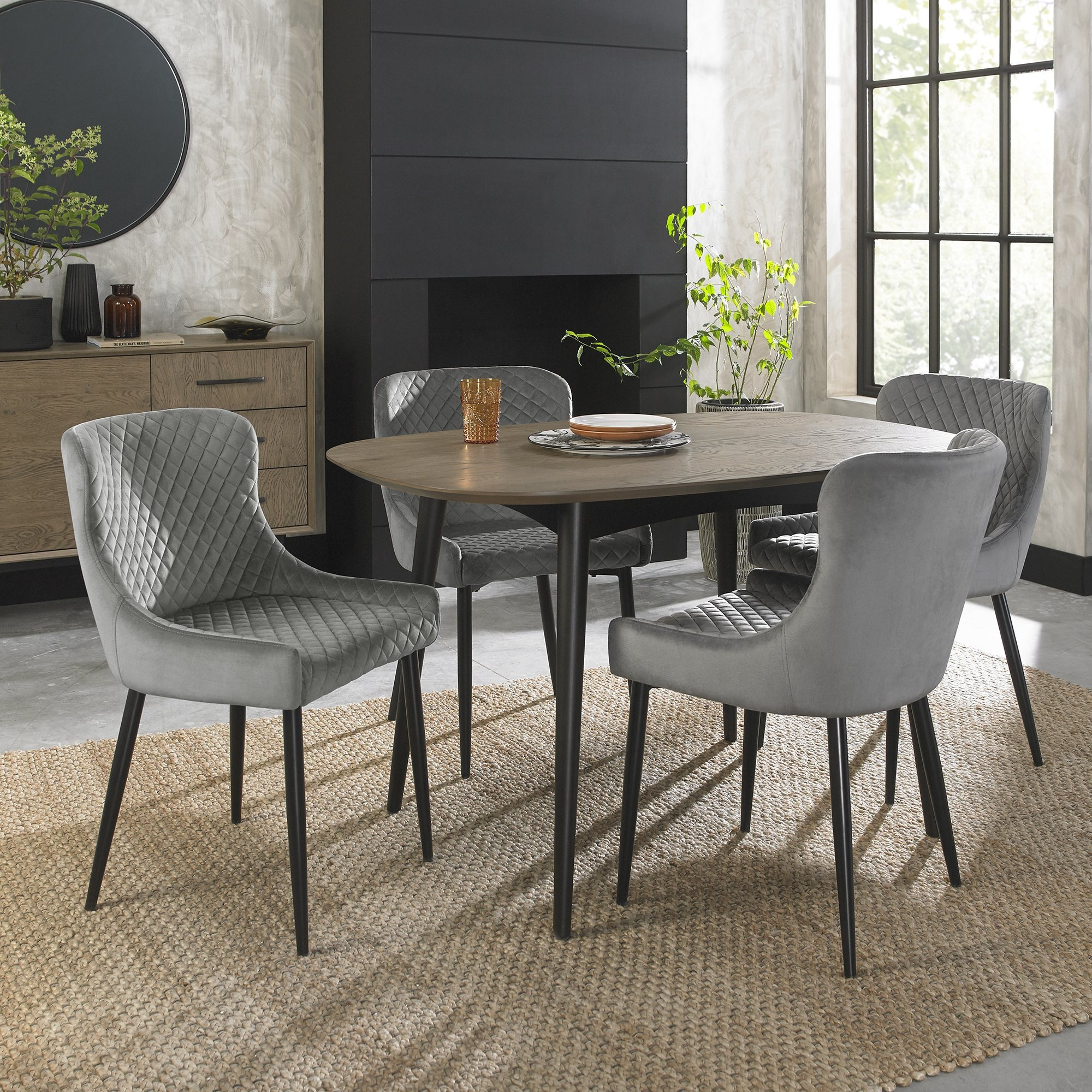 Vintage & Kent 4 Seater Dining Set | Contemporary Design - Beechmount ...