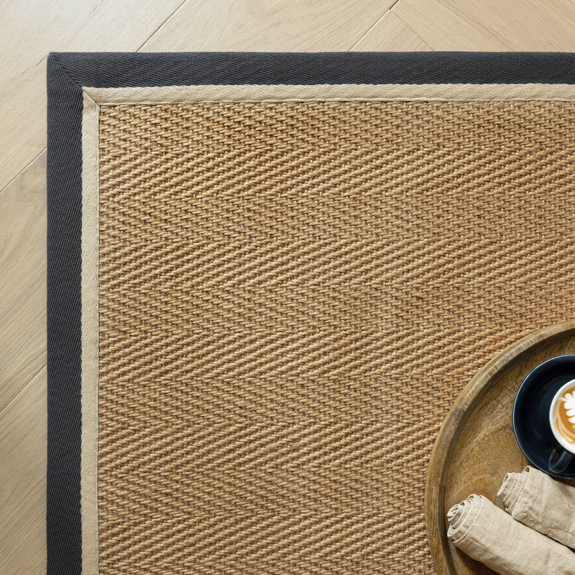 Asiatic Carpets Bordo Rug - Herringbone Slate - Beechmount Furniture