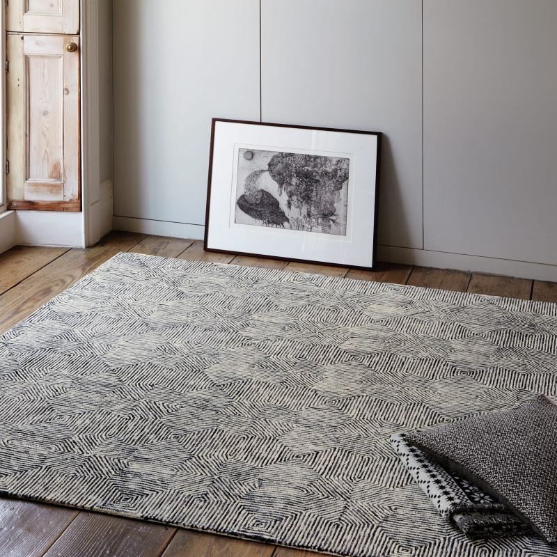 Camden Rug - Black/White