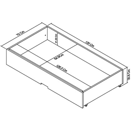 Atlanta Oak Underbed Drawer