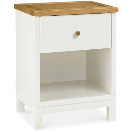 Atlanta Two Tone 1 Drawer Nightstand Atlanta Two Tone 1 Drawer Nightstand