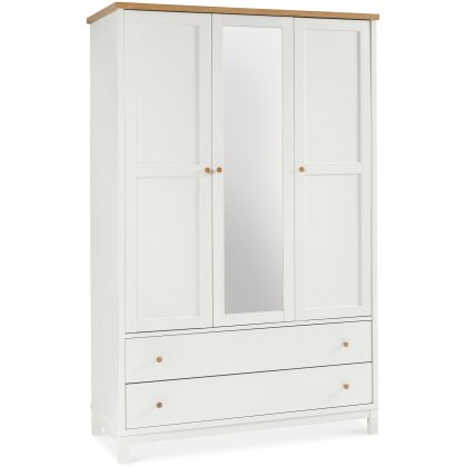 Atlanta Two Tone Triple Wardrobe