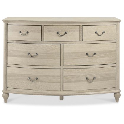 Bordeaux Chalk Oak 3+4 Drawer Chest