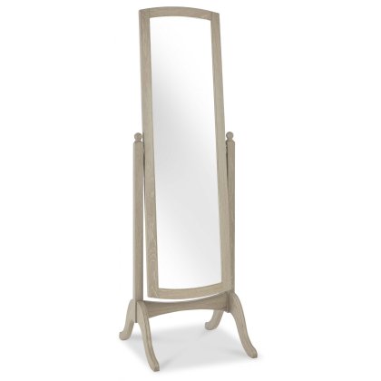 Bordeaux Chalk Oak Cheval Mirror Bordeaux Chalk Oak Cheval Mirror