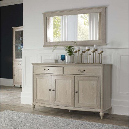 Bordeaux Chalk Oak Wide Sideboard