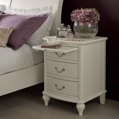 Bordeaux Ivory 3 Drawer Nightstand