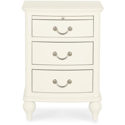 Bordeaux Ivory 3 Drawer Nightstand Bordeaux Ivory 3 Drawer Nightstand