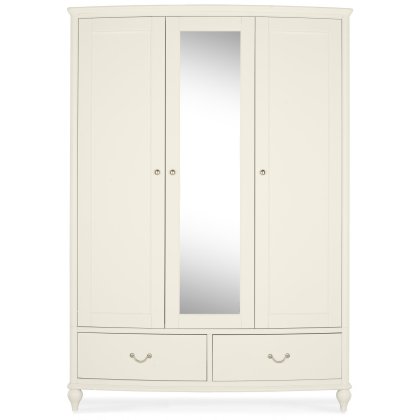 Bordeaux Ivory Triple Wardrobe Bordeaux Ivory Triple Wardrobe