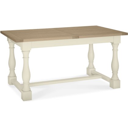 Chartreuse Aged Oak & Antique White 4-6 Extension Table