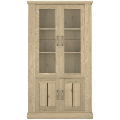 Chartreuse Aged Oak Display Cabinet