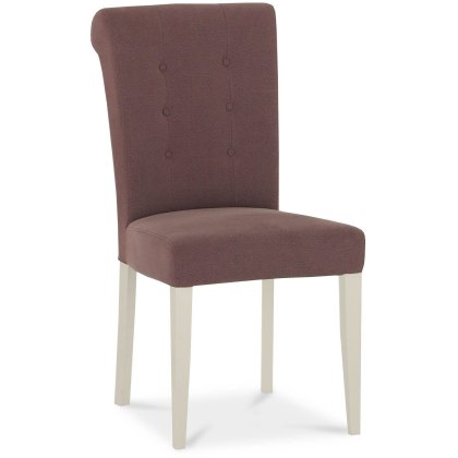 Chartreuse Antique White Uph Chair - Mulberry (Pair) Chartreuse Antique White Uph Chair - Mulberry (Pair)