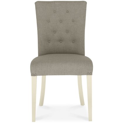 Chartreuse Antique White Uph Chair - Titanium (Pair) Chartreuse Antique White Uph Chair - Titanium (Pair)