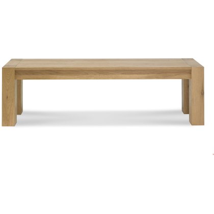 Turin Light Oak Bench