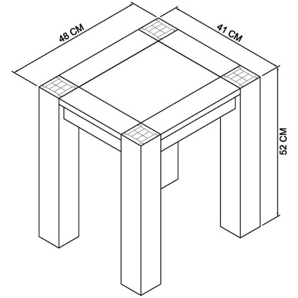 Turin Light Oak Lamp Table Turin Light Oak Lamp Table