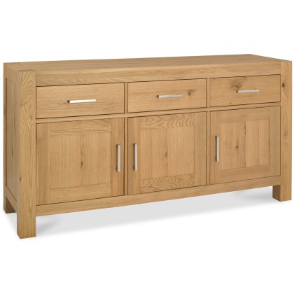 Turin Light Oak Wide Sideboard