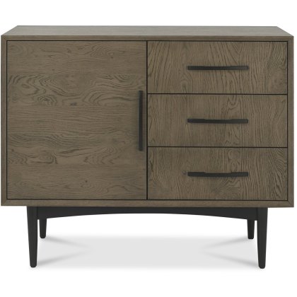 Vintage Weathered Oak & Peppercorn Narrow Sideboard Vintage Weathered Oak & Peppercorn Narrow Sideboard