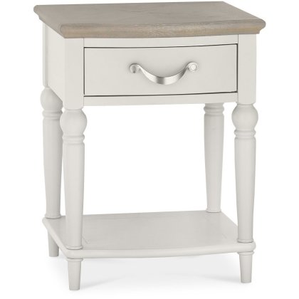 Montreux Grey Washed Oak & Soft Grey 1 Drawer Nightstand Montreux Grey Washed Oak & Soft Grey 1 Drawer Nightstand
