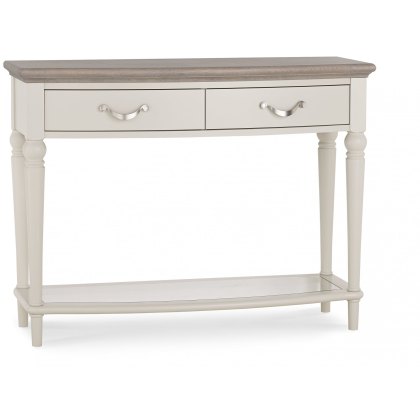 Montreux Grey Washed Oak & Soft Grey Console Table Montreux Grey Washed Oak & Soft Grey Console Table