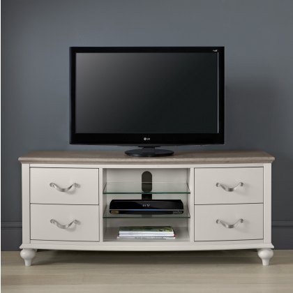 Ashley Grey Washed Oak & Soft Grey Entertainment Unit