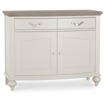 Montreux Grey Washed Oak & Soft Grey Narrow Sideboard Montreux Grey Washed Oak & Soft Grey Narrow Sideboard