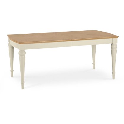 Ashley Pale Oak & Antique White 6-8 Extension Table