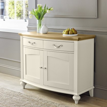 Ashley Pale Oak & Antique White Narrow Sideboard