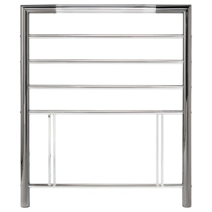 Urban Shiny Nickel & Black Nickel Headboard Single 90cm