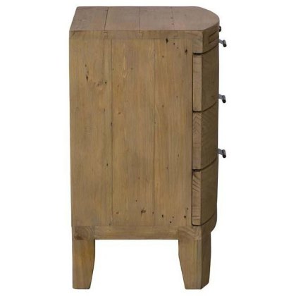 Kempton 3 Drawer Bedside Kempton 3 Drawer Bedside