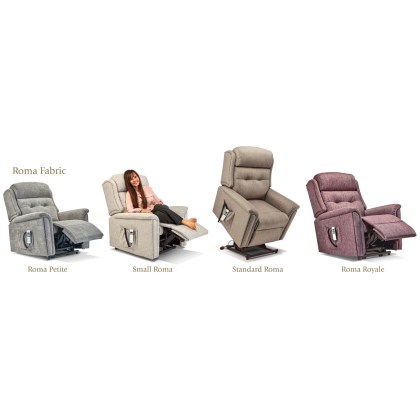 Roma Small 2-motor Electric Riser Recliner