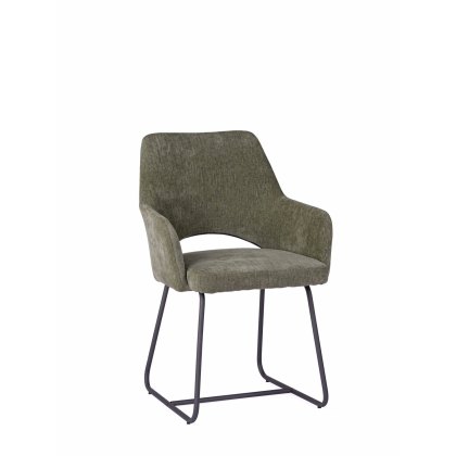 Alex Green Fabric Chair