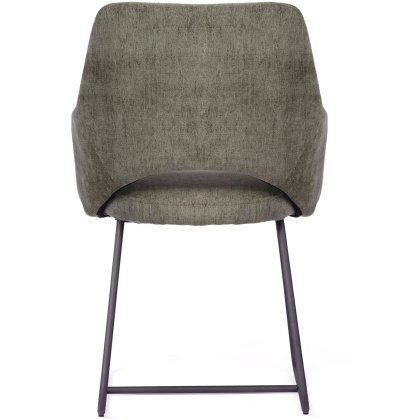 Alex Green Fabric Chair