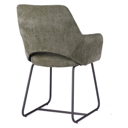 Alex Green Fabric Chair