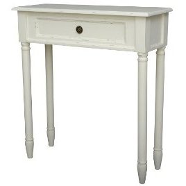Emily Off White Medium Console Table Emily Off White Medium Console Table
