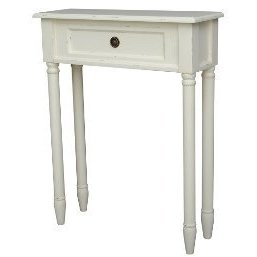 Emily Off White Mini Console Table Emily Off White Mini Console Table