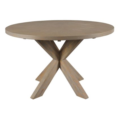 Preston Round Oak Dining Table