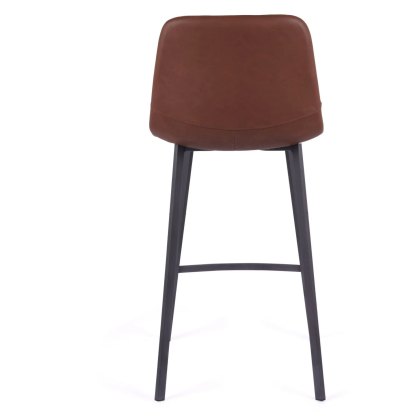 Vintage Cognac Pu Counter Stool Vintage Cognac Pu Counter Stool