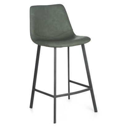 Vintage Green Pu Counter Stool Vintage Green Pu Counter Stool