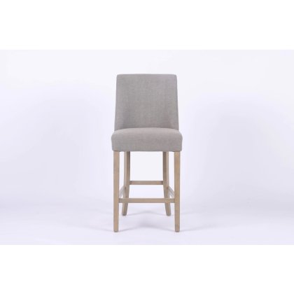 Rosa Sand Linen Counter Stool