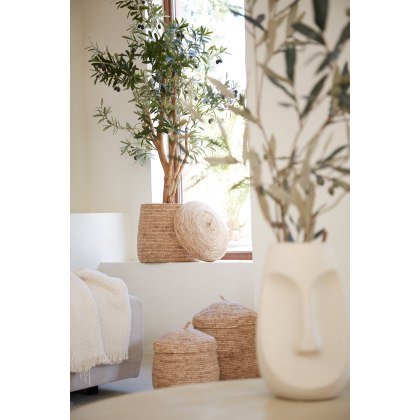 Mand S3 met deksel max 36x42 cm MANGALA perzik (2 pieces) Mand S3 met deksel max 36x42 cm MANGALA perzik (2 pieces)