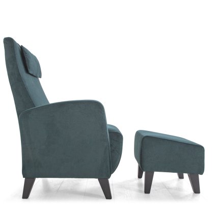 Arthur Accent Chair and Footstool