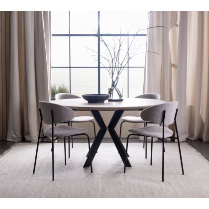 Monogram Steel Extendable Dining Table