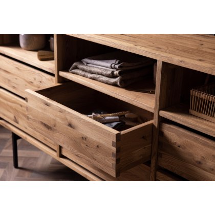 Archive Sideboard with 6 Drawers & 3 Shelves