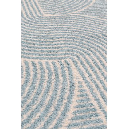 Muse Blue Swirl Rug