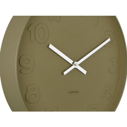 Mr Green Numbers Wall Clock Mr Green Numbers Wall Clock