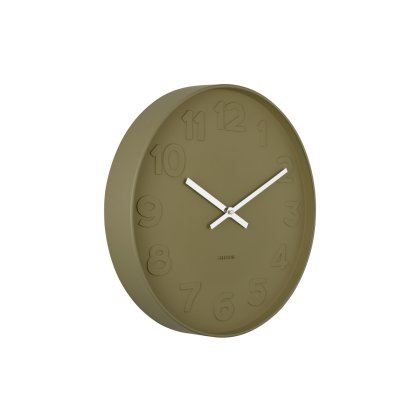 Mr Green Numbers Wall Clock