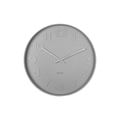 Mr Grey Numbers Wall Clock Mr Grey Numbers Wall Clock