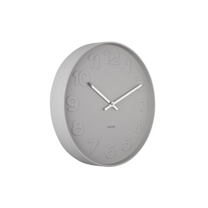 Mr Grey Numbers Wall Clock